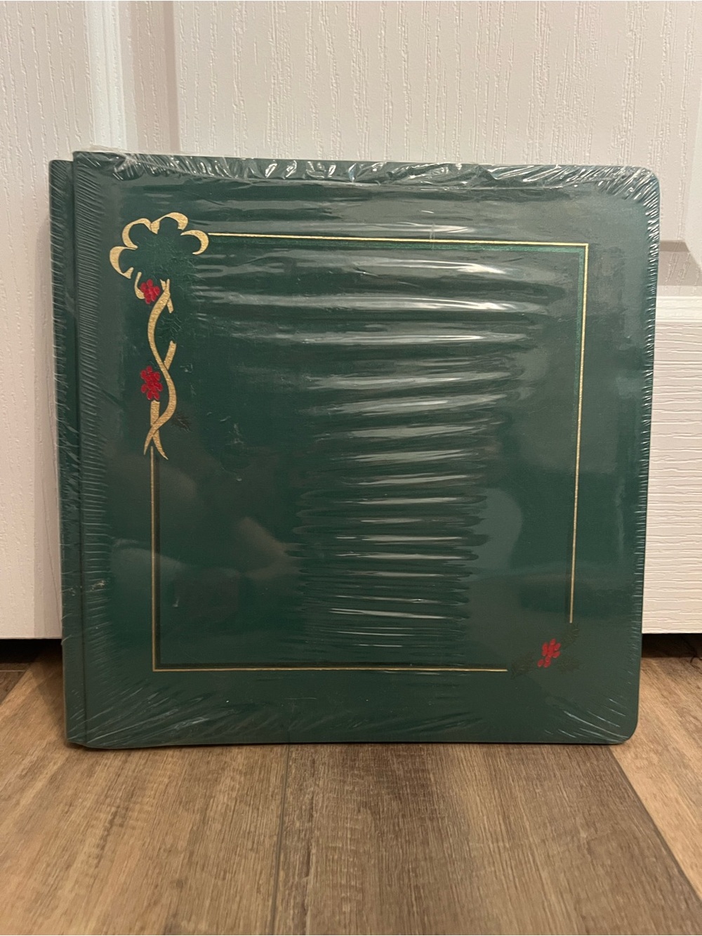 Creative Memories Christmas 12x12 Green and Gold Photo Album